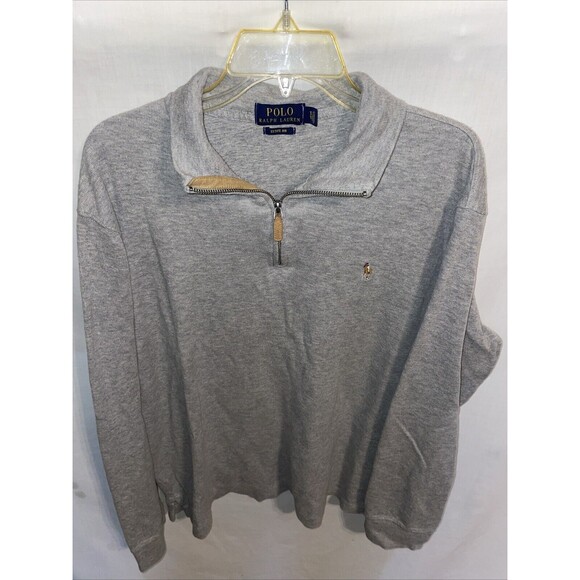 Ralph Lauren Other - Polo Ralph Lauren Estate Rib Men’s Flesh Pony Sweat Shirt Sz XL Gray Athleisure